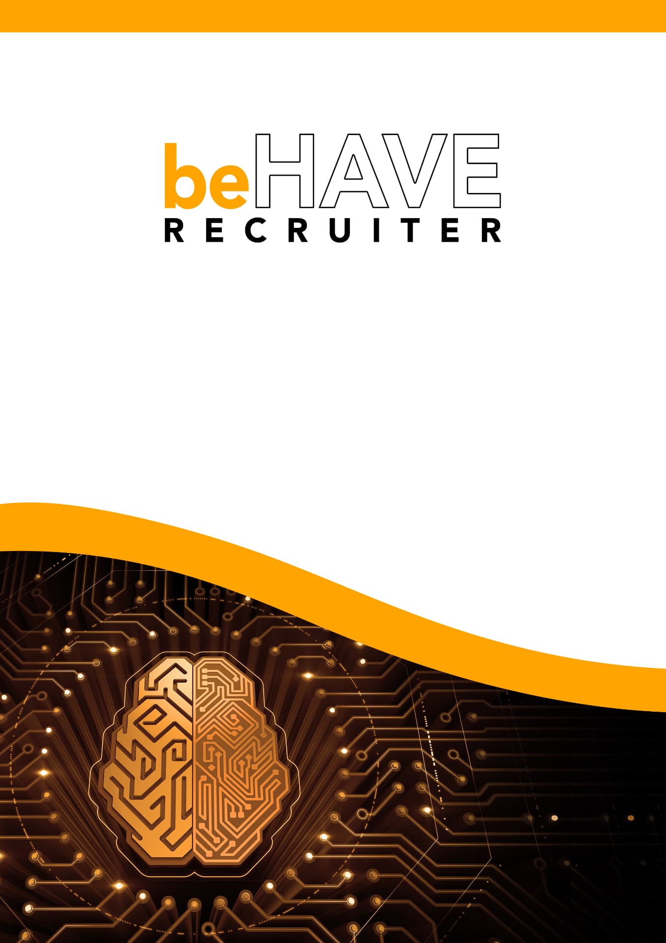 Capa oficial do relatório beHAVE Recruiter
