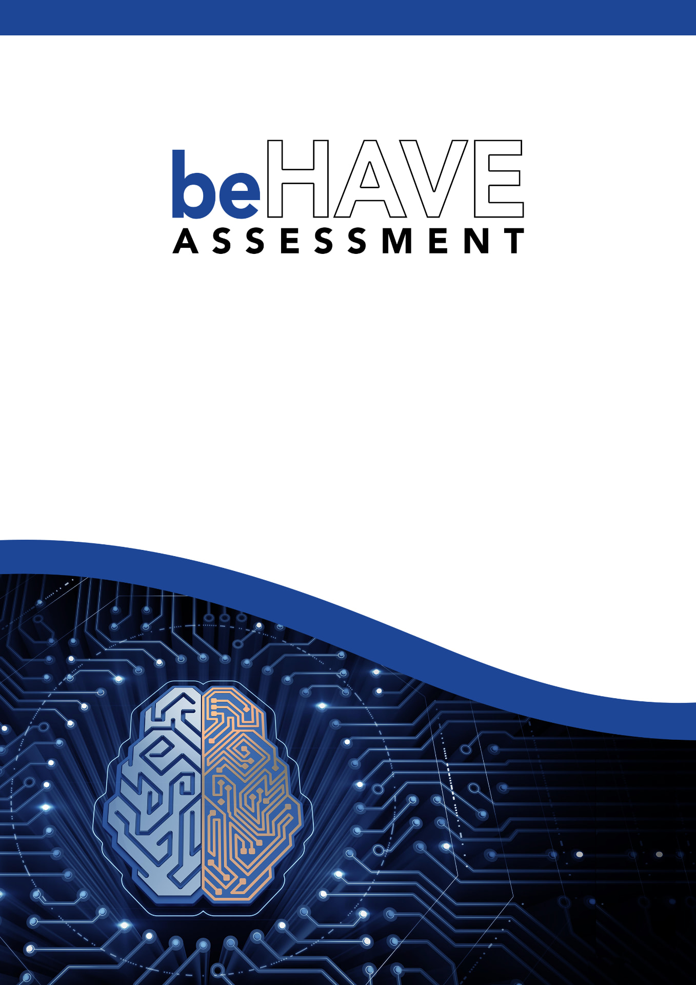 Capa do relatório beHAVE Assessment.